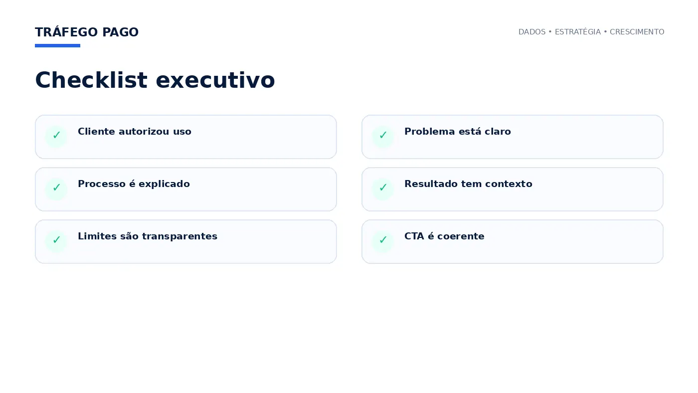 Checklist executivo