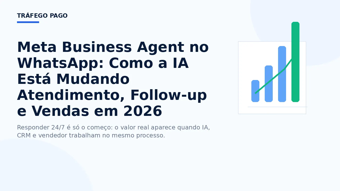 Meta Business Agent no WhatsApp: Como a IA Está Mudando Atendimento, Follow-up e Vendas em 2026