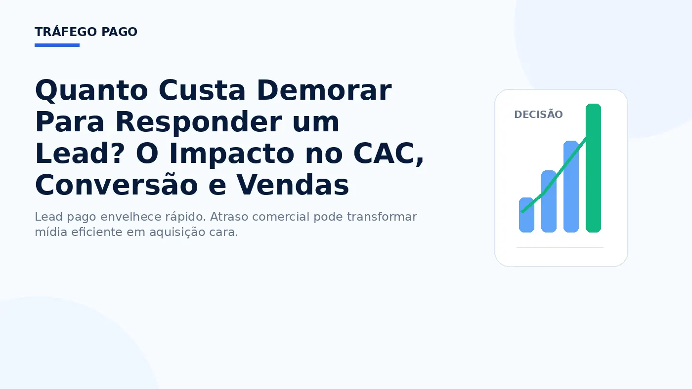 Quanto Custa Demorar Para Responder um Lead? O Impacto no CAC, Conversão e Vendas